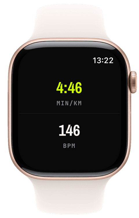 A rowing session with a split pace and heart-rate view — Athletic