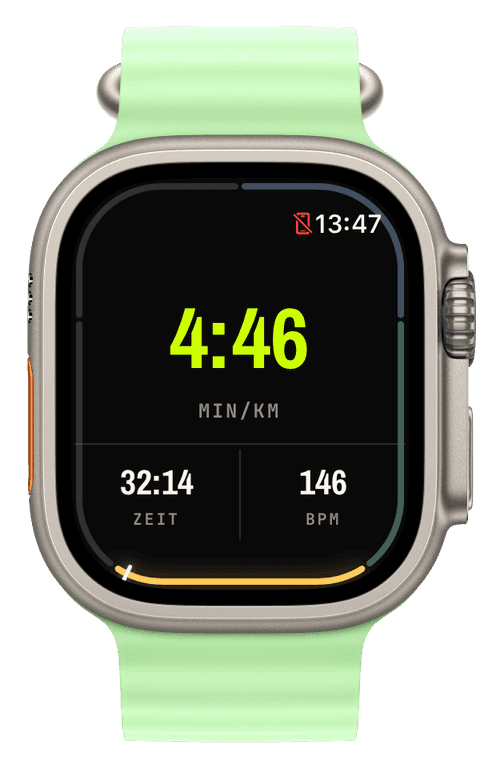 Ein Live-Lauftraining auf der Apple Watch — Athletic